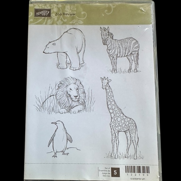 Stampin' Up! Zoo Review Animal Stamp Set - Picture 1 of 2
